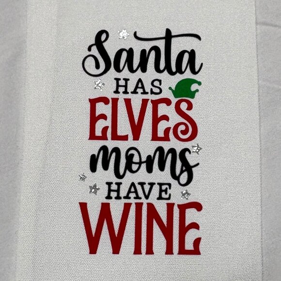 Other - 🍷 Canvas Wine Bottle Gift Bag – NWOT 🎄